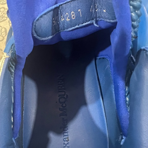 Alexander McQueen Blue Sneakers - Picture 6 of 12